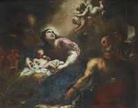 Attributed to Valerio Castello The Adoration of the Shepherds