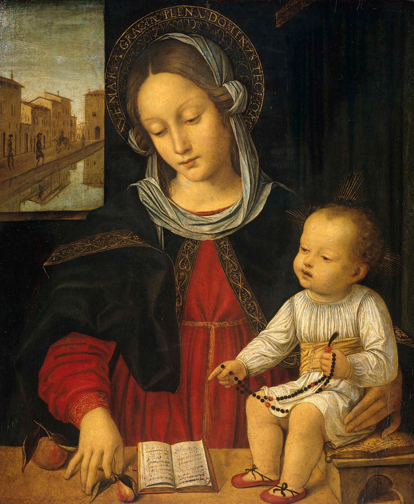 Ambrogio Borgognone - Madonna and Child