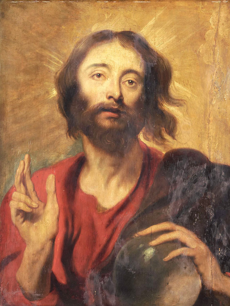 After Anthony van Dyck - Christ as Saviour of the World