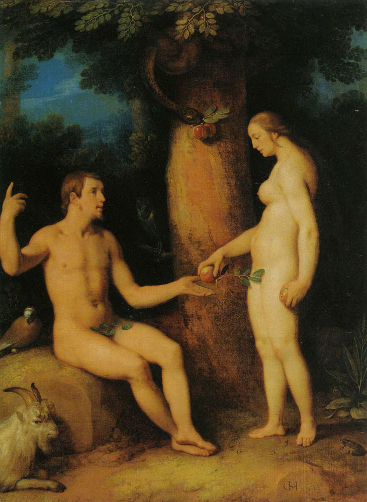 Cornelis van Haarlem - Adam and Eve in Paradise