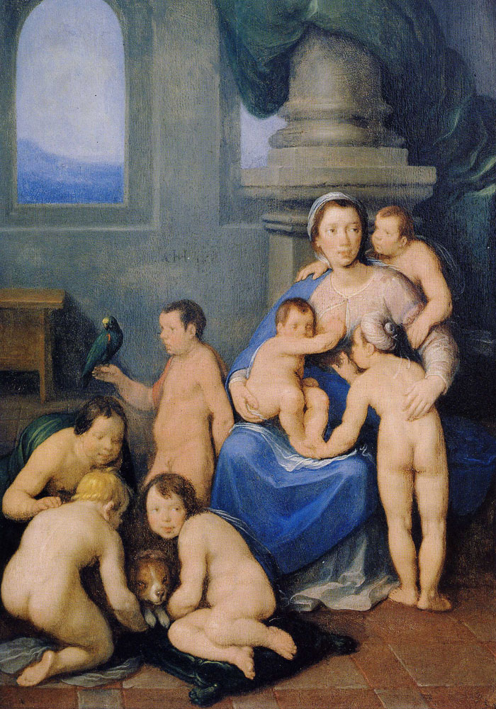 Cornelis van Haarlem - Caritas