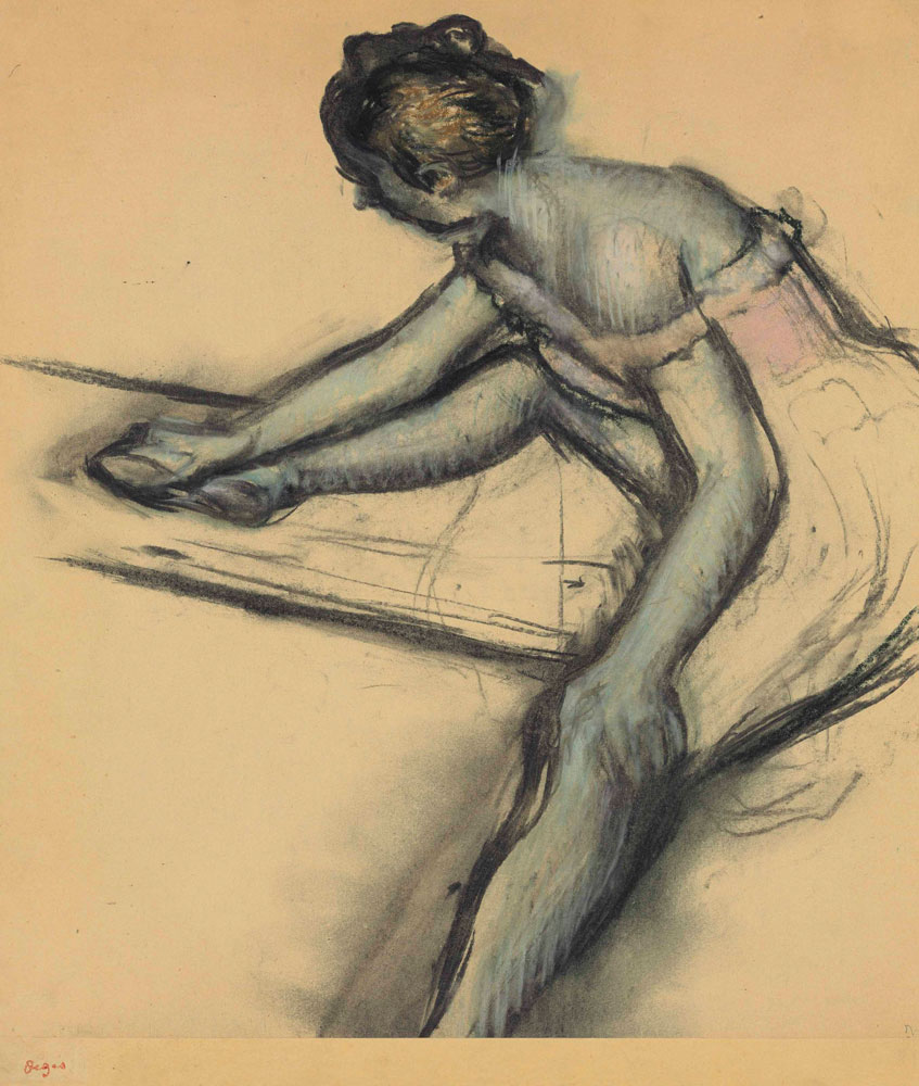 Edgar Degas - Danseuse assise de profil