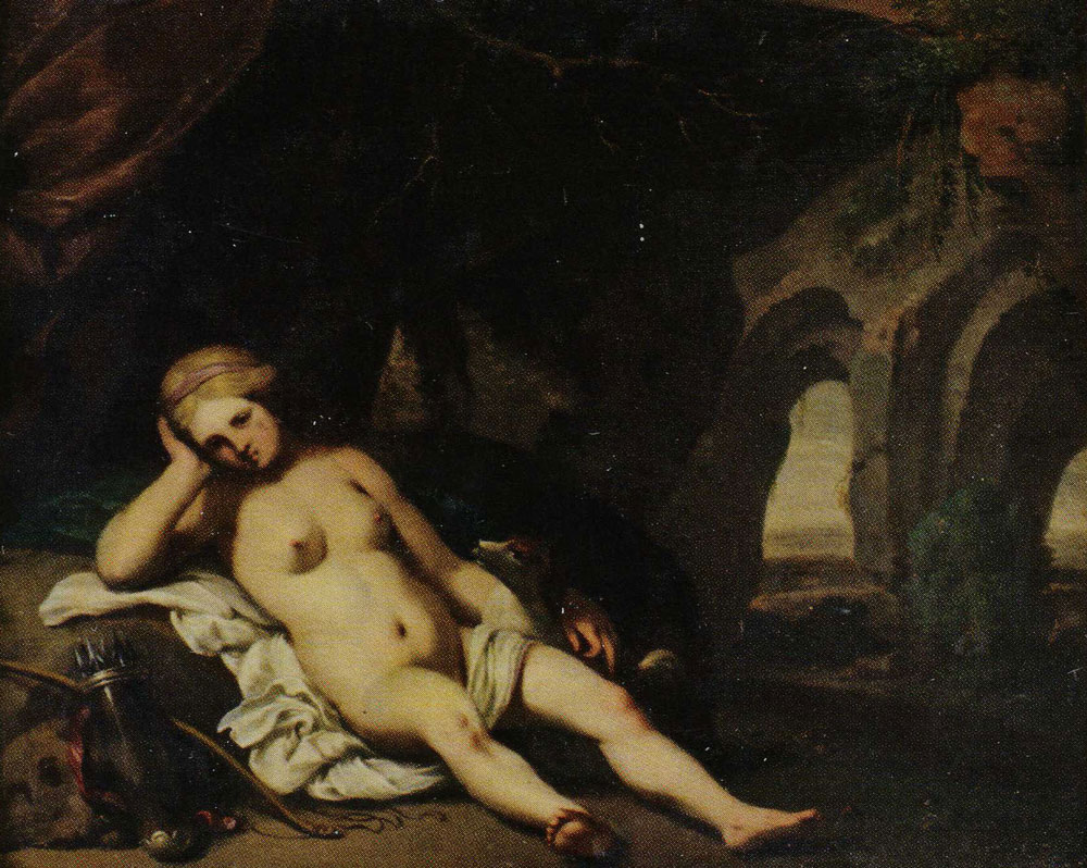 Gerard Hoet - Nymph Asleep in a Grotto