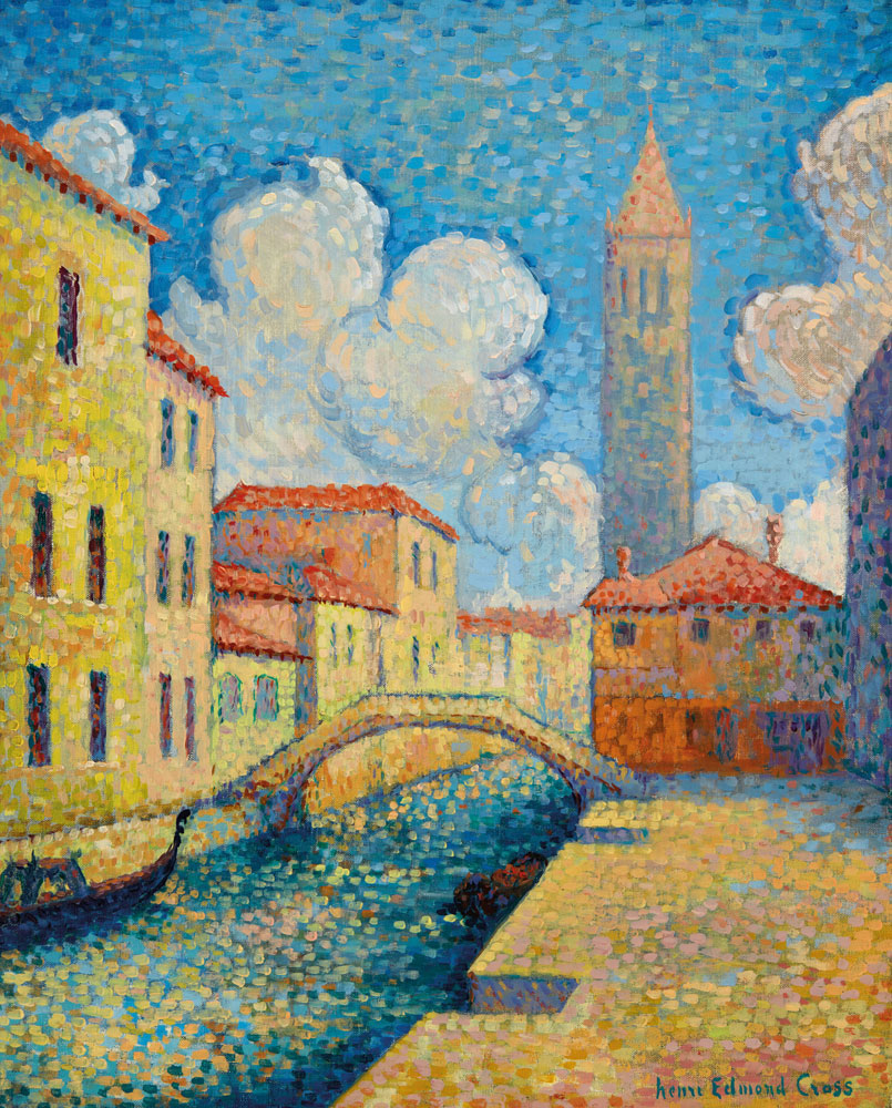Henri Edmond Cross - Canal à Venise (Campo San Barnaba)  