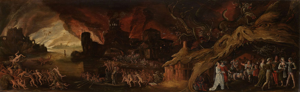 Jacob van Swanenburg - The Last Judgment and the Seven Deadly Sins