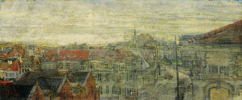 James Ensor - View of Phnosia, Luminous Waves and Vibrations
