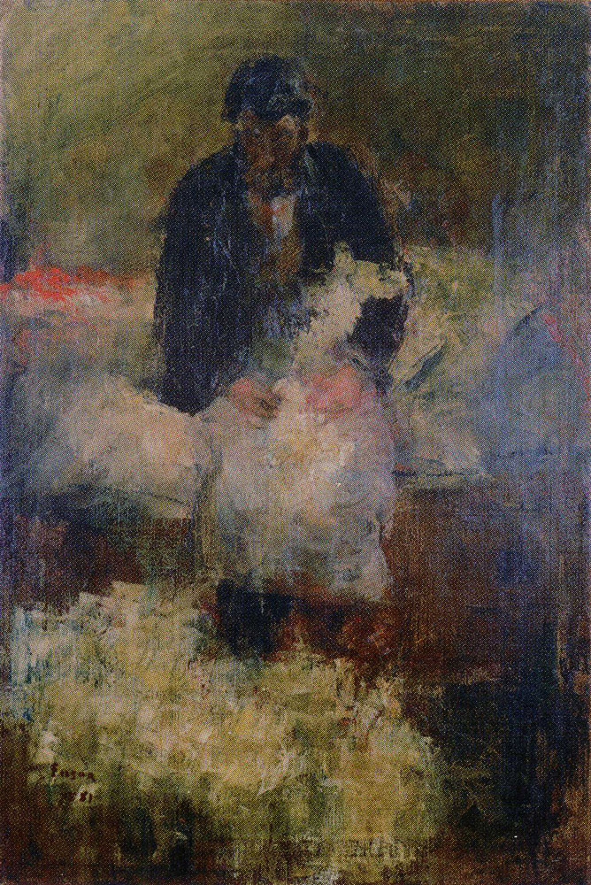 James Ensor - The Wool Carder