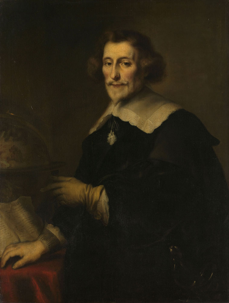 Copy after Joachim von Sandrart - Portrait of Pieter Cornelisz. Hooft