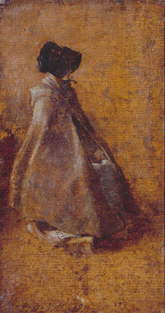 John Constable - Study of a Girl in a Cloak and Bonnet