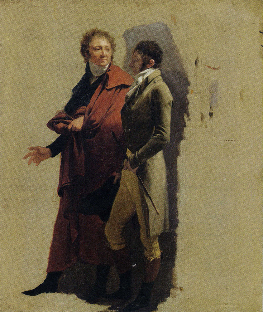 Louis-Léopold Boilly - Guillaume Guillon-Lethère and Carle Vernet