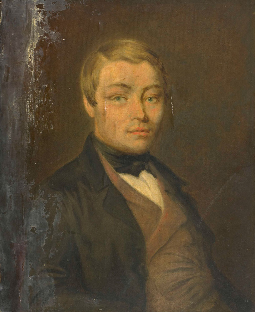 Louis Moritz - Portrait of Rudolf Johannes van den Brink, Oldest Son of Hendrik Arend van den Brink