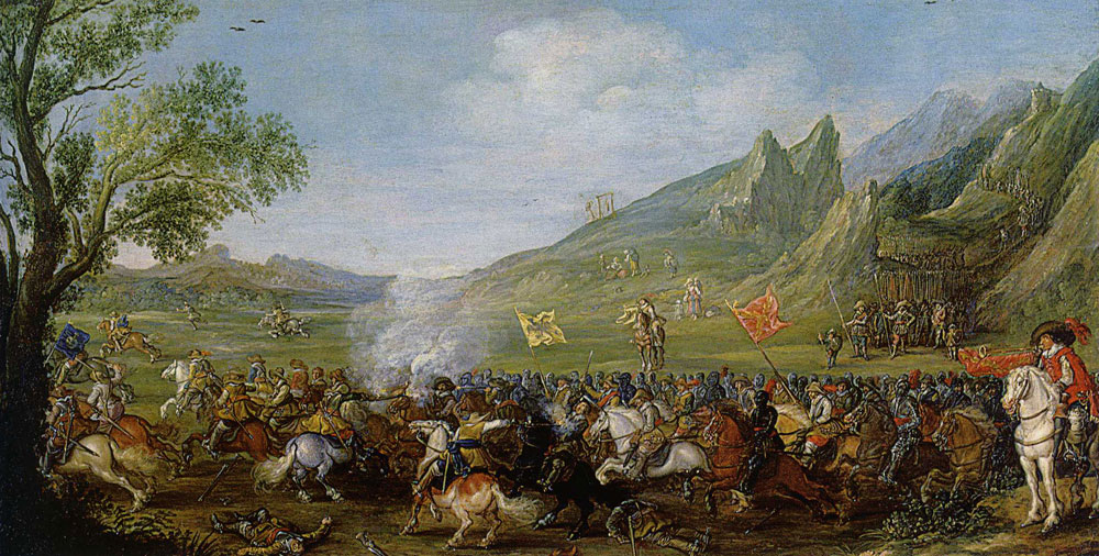 Jan Martsen the Younger - Cavalry Battle