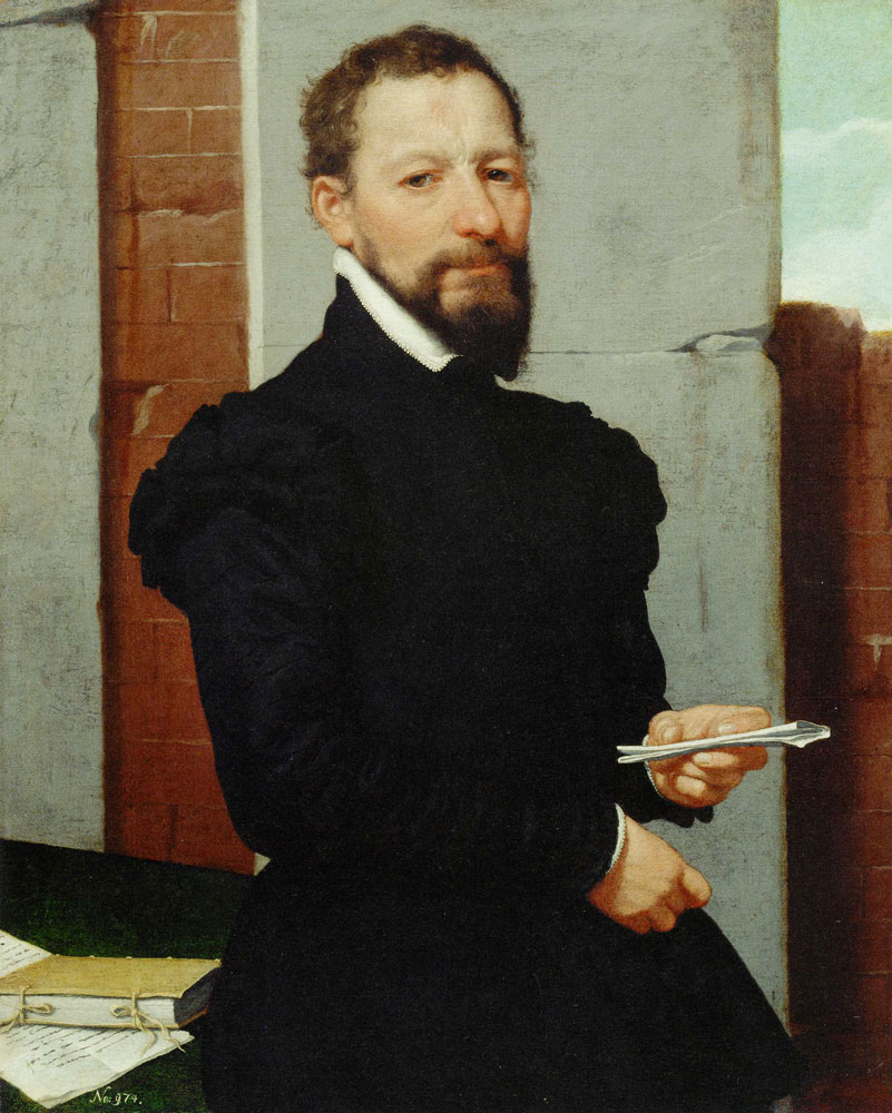 Giovanni Battista Moroni - Portrait of Giovan Pietro Maffei