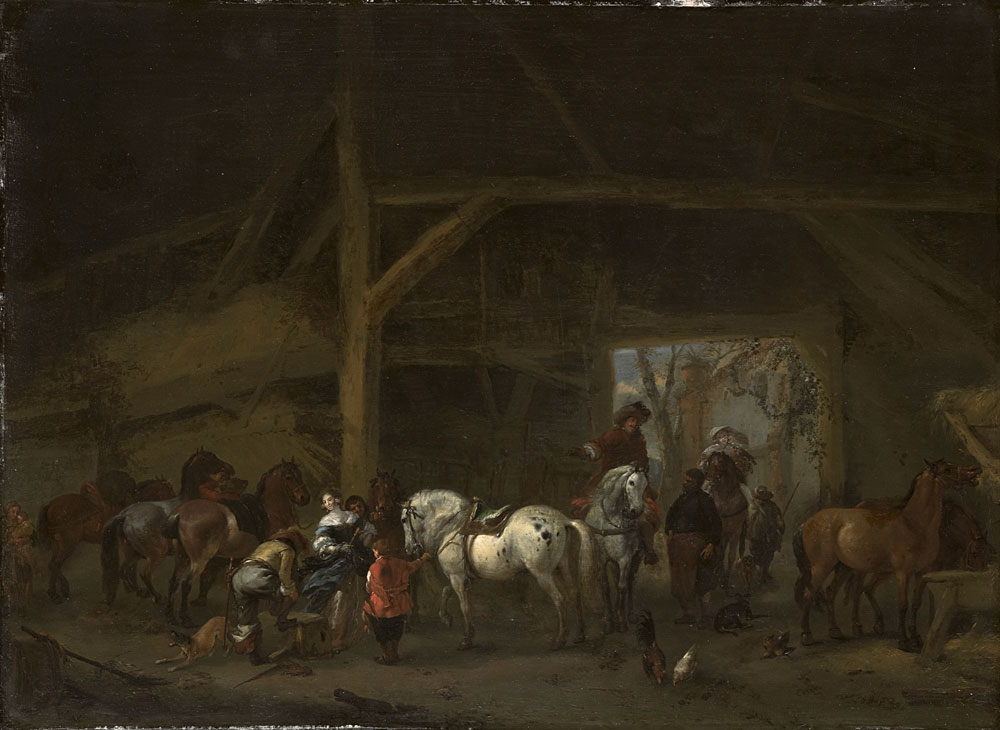 Philips Wouwerman - A Stable