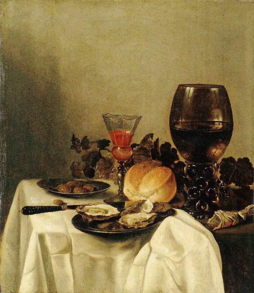 Copy after Pieter Claesz. - Still Life with Roemer and Oysters