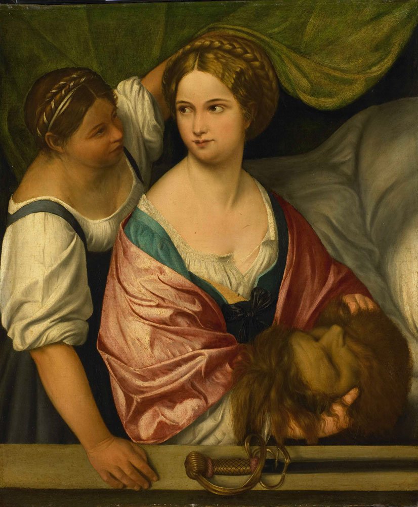 Circle of Il Pordenone - Judith with the Head of Holofernes