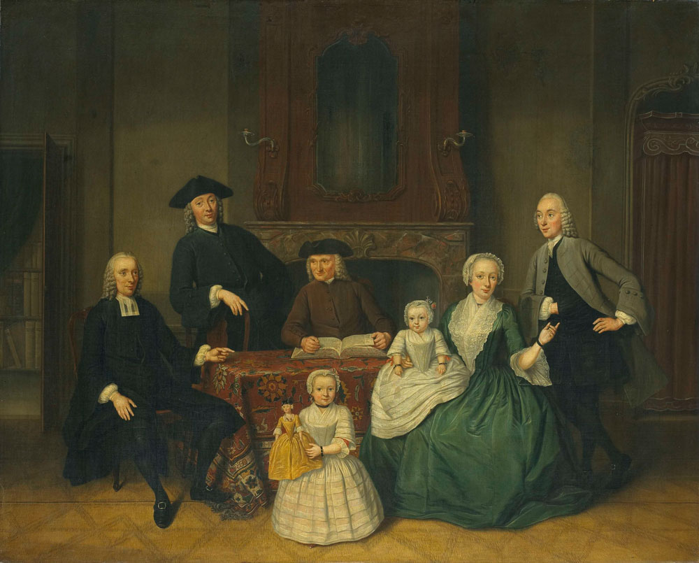 Tibout Regters - Portrait of the Brak Family, Amsterdam Mennonites