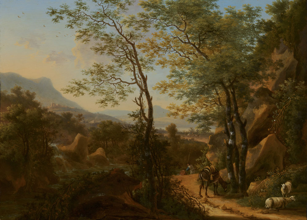 Willem de Heusch - Mountainous Landscape in Italy