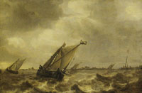 Abraham van Beijeren Seascape