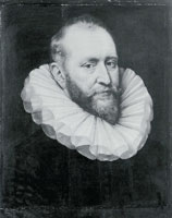 Adriaen Thomasz. Key Bust Portrait of a Man