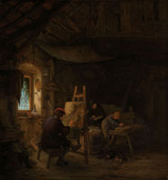 Adriaen van Ostade - The Painter's Studio