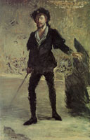 Edouard Manet Jean Baptiste Faure as Hamlet