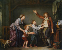 Jean-Baptiste Greuze The Drunken Cobbler