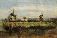 James Ensor The Two Windmills