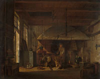 Johannes Jelgerhuis The Distillery of Apothecary A. d'Ailly in the Ramparts of the Zaagmolenpoort, Amsterdam