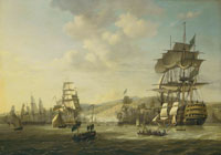 Nicolaas Baur The Anglo-Dutch Fleet in the Bay of Algiers Backing up the Ultimatum to Release the Christian Slaves, 26 August 1816