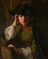 Thérèse Schwartze Portrait of Lizzy Ansingh