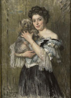Thérèse Schwartze Portrait of Maria Catharina Josephine Jordan (1866-1948)