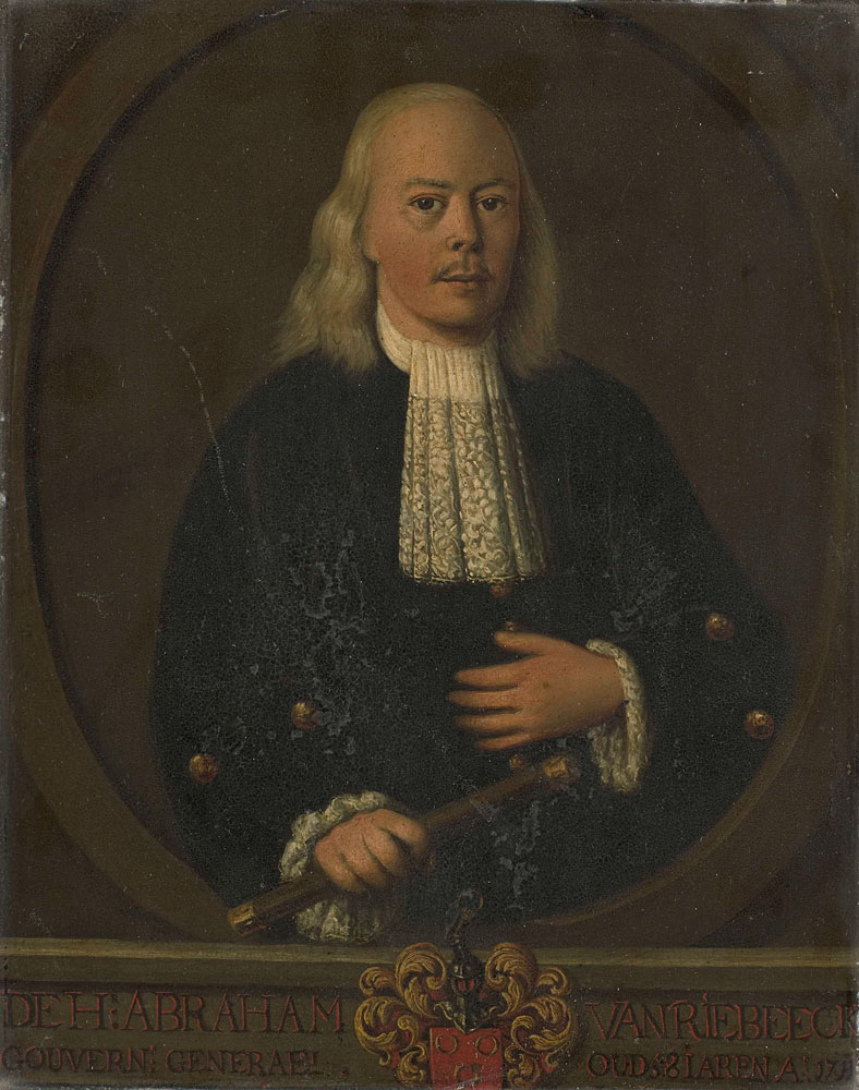 Anonymous - Portrait of Abraham van Riebeeck, Governor-General of the Dutch East Indies