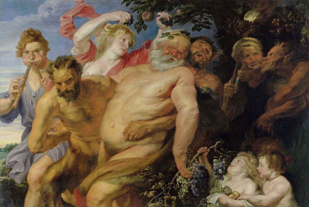 Possibly Anthony van Dyck - Drunken Silenus Supported by Satyrs
