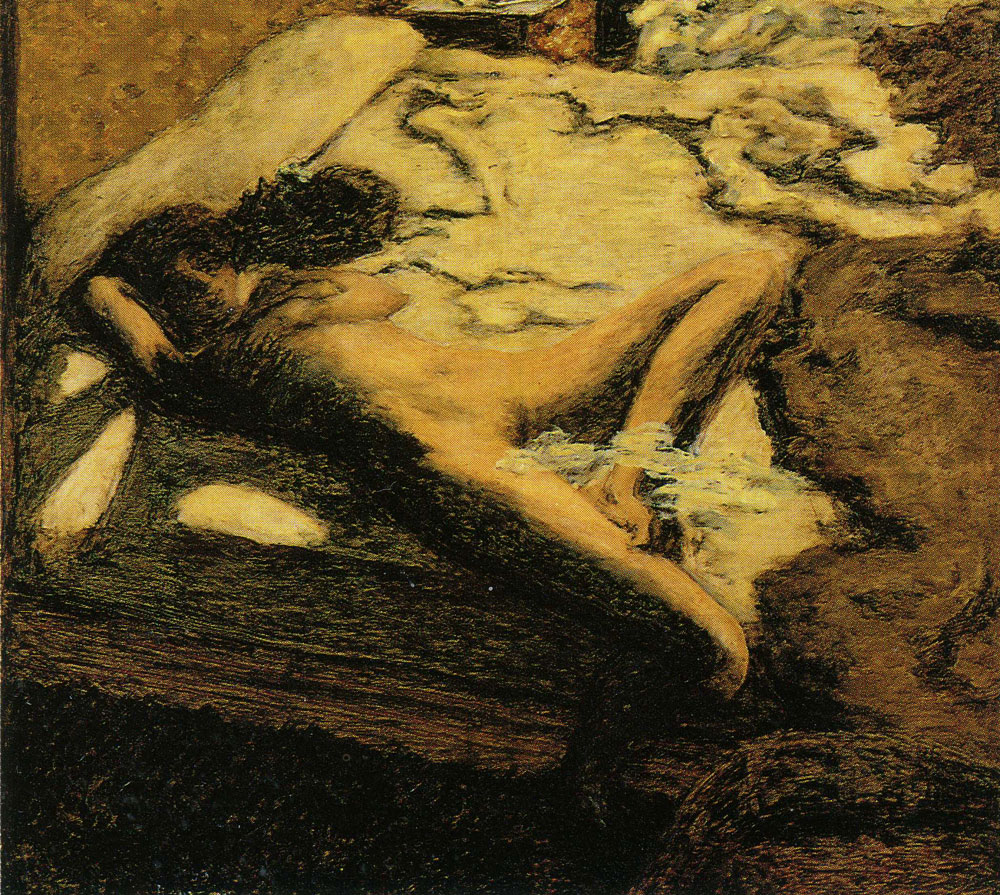 Pierre Bonnard - Woman Dozing on a Bed (The Indolent Woman)
