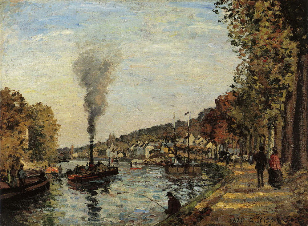 Camille Pissarro - The River Seine at Bougival