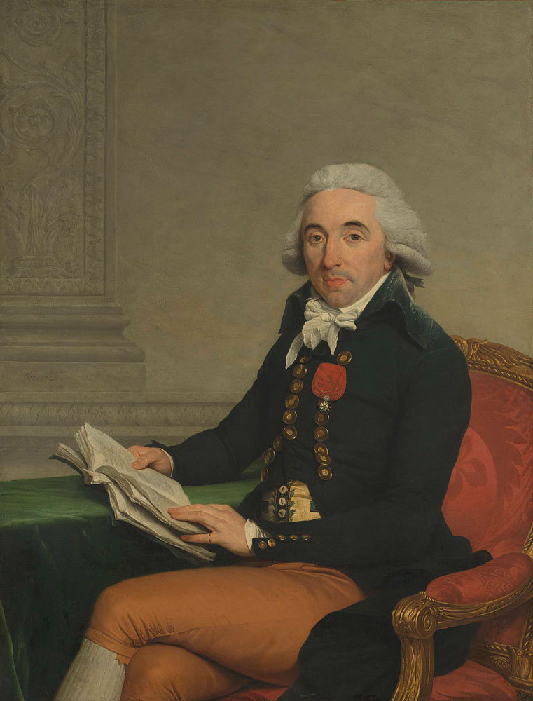 François André Vincent - Portrait of a Man