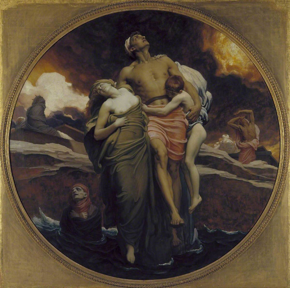 Frederic Leighton  - And the Sea Gave Up the Dead Which Were in It