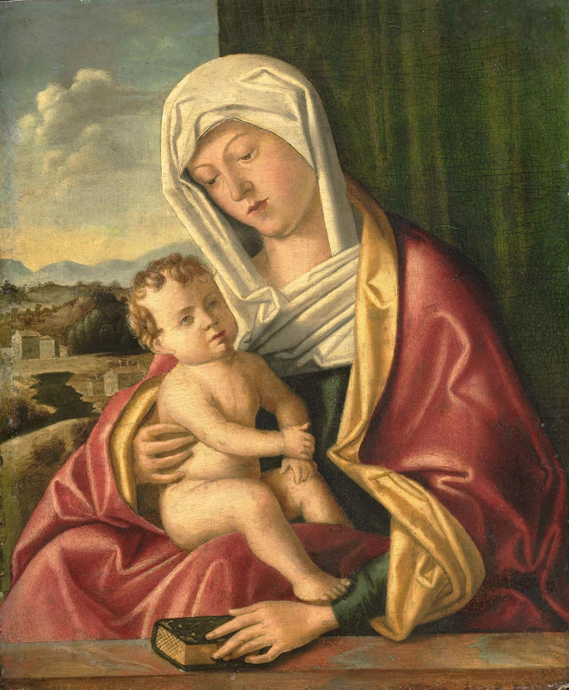 School of Giovanni Bellini - Madonna and Child