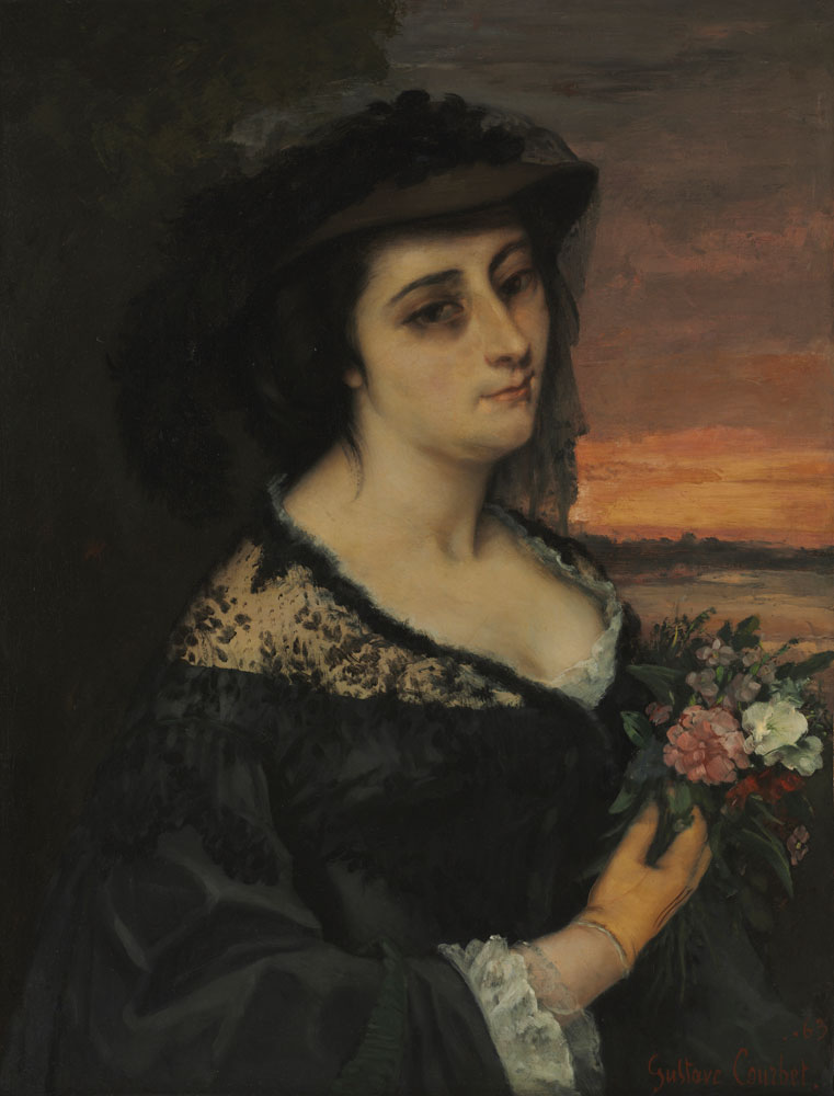 Gustave Courbet - Mme L... (Laure Borreau)