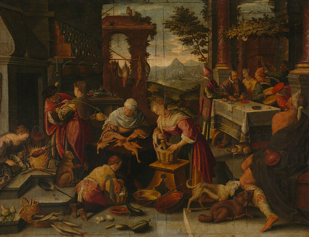 Copy after Jacopo Bassano - Lazarus and the Rich Man