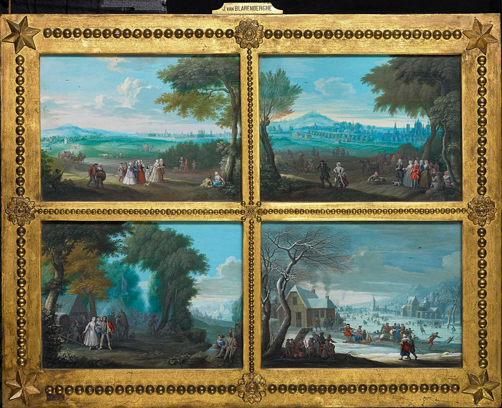 Jacques-Guillaume van Blarenberghe - Four Landscapes, Representing the Four Seasons