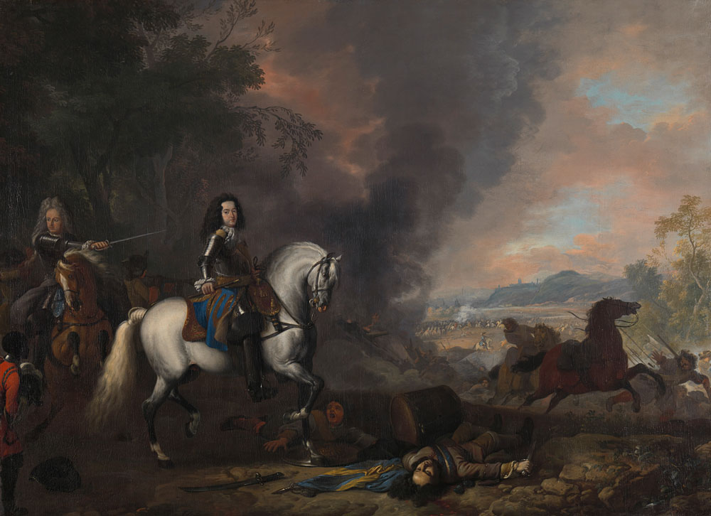 Jan van Huchtenburgh - Henry Casimir II, Prince of Nassau-Dietz, in a Battle