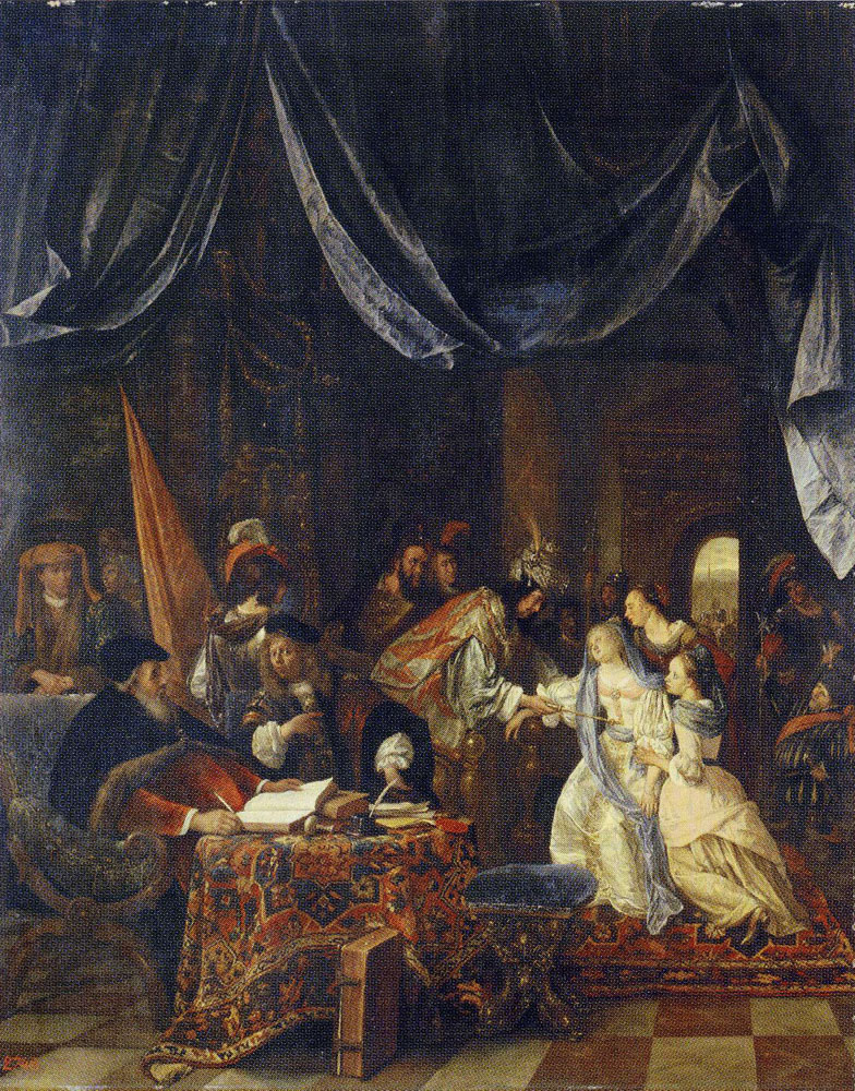 Jan Steen - Esther before Ahasuerus