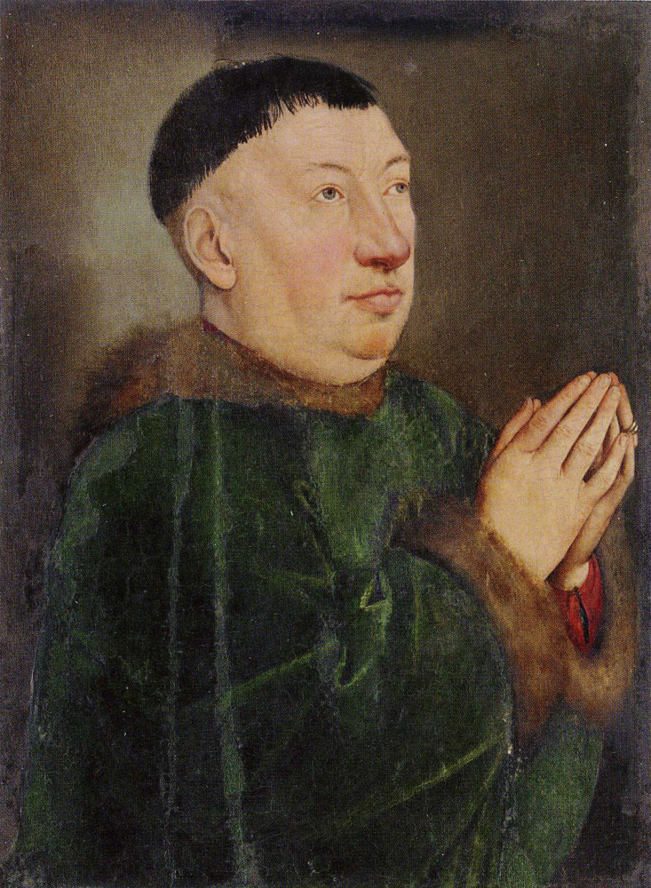 Follower of Jan van Eyck - Praying Man