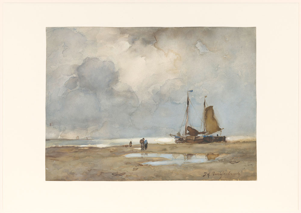 Jan Hendrik Weissenbruch - View on the Beach