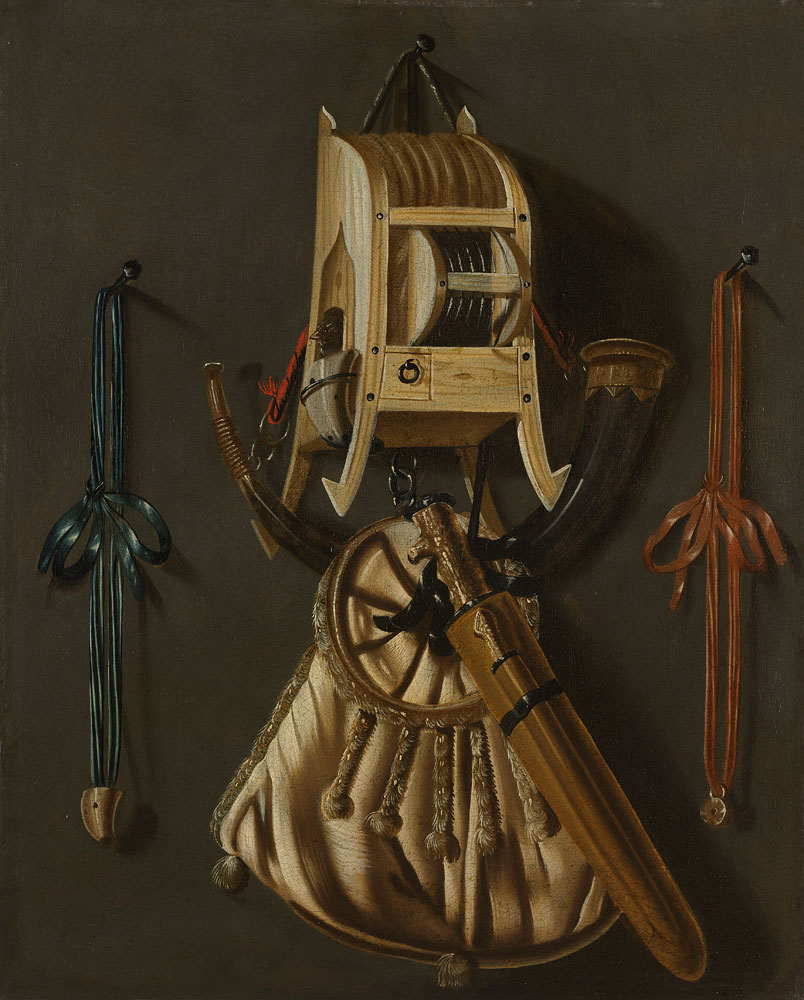 Johannes Leemans - Still Life with Implements of the Hunt