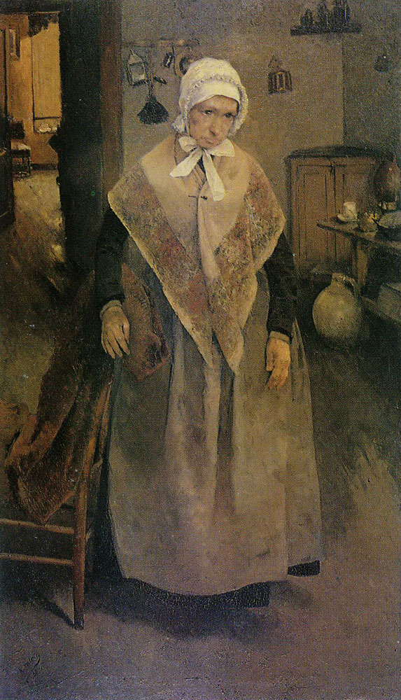 Léon Frédéric - Old Servant Woman