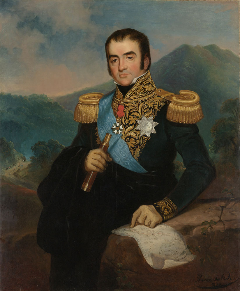 Raden Sarief Bastaman Saleh - Posthumous Portrait of Herman Willem Daendels, Governor-General of the Dutch East Indies