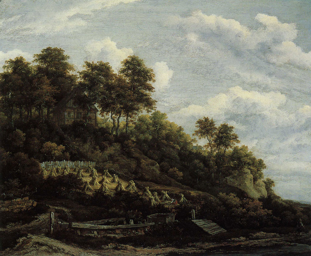 Jacob van Ruisdael - Hilly Landscape with a Grainfield